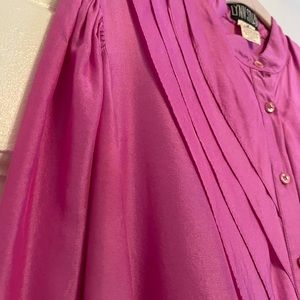 50% off sale 💓Lynn Stewart Incredible Vintage women’s 100% silk blouse